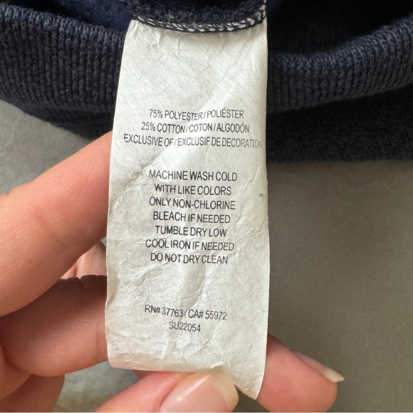 Navy blue PGA Tour half zip sweater - Picture 4 of 8